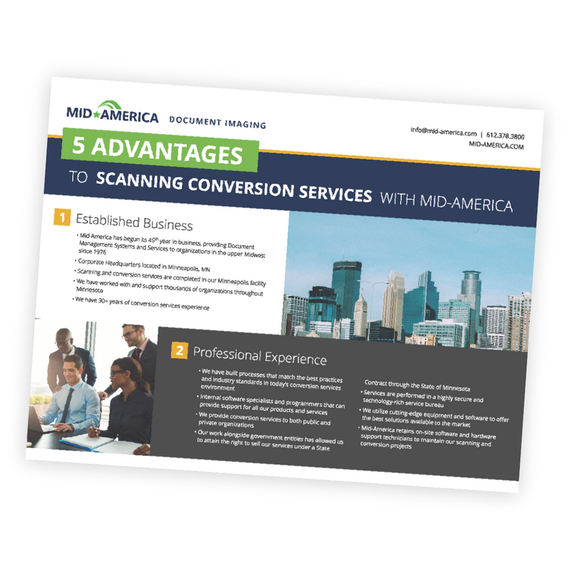 Document Scanning Conversion Services Mid America Business Systems
